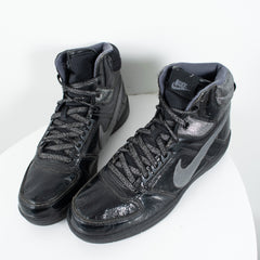 Nike Metallic Black High Top Sneakers Men's EU40