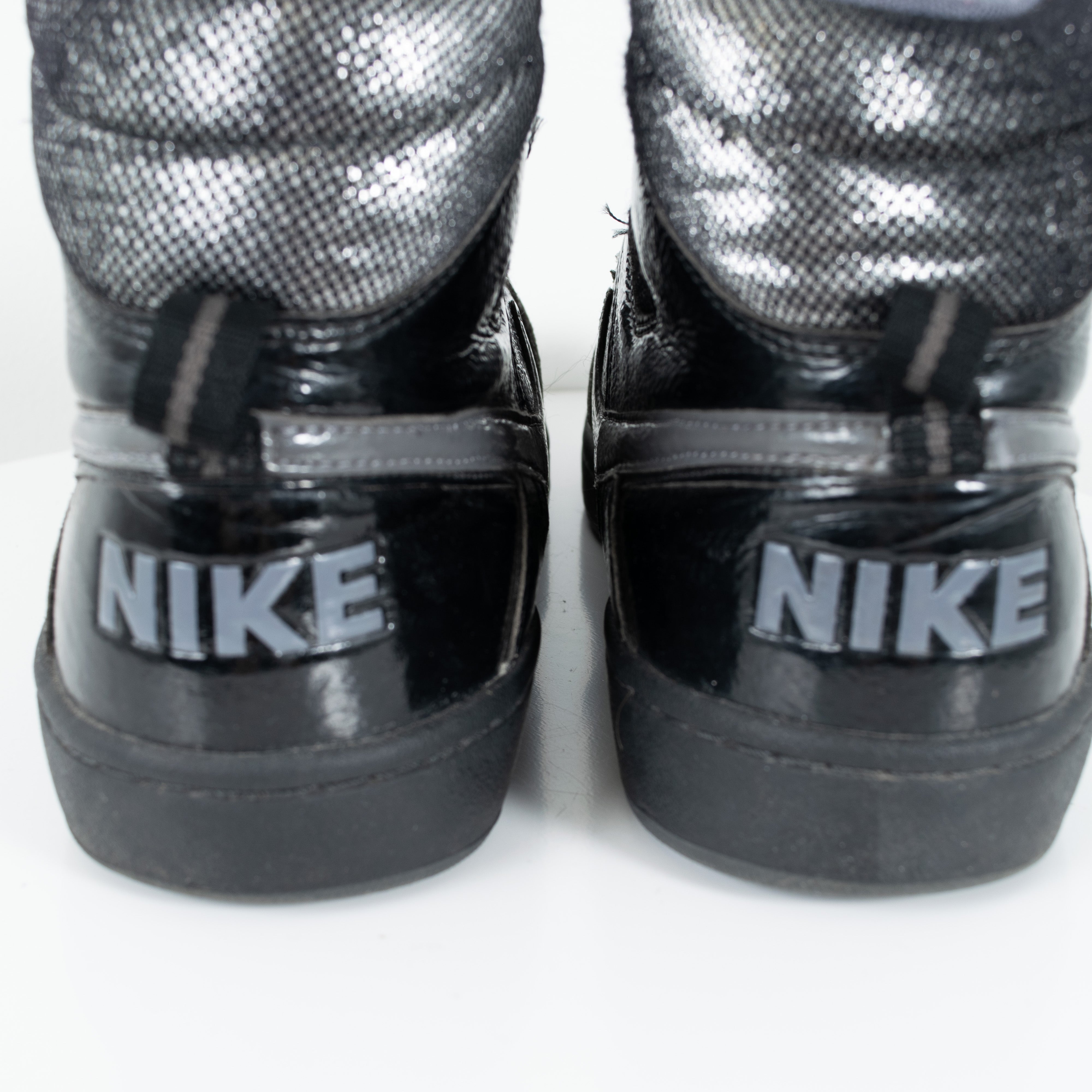 Nike Metallic Black High Top Sneakers Men's EU40
