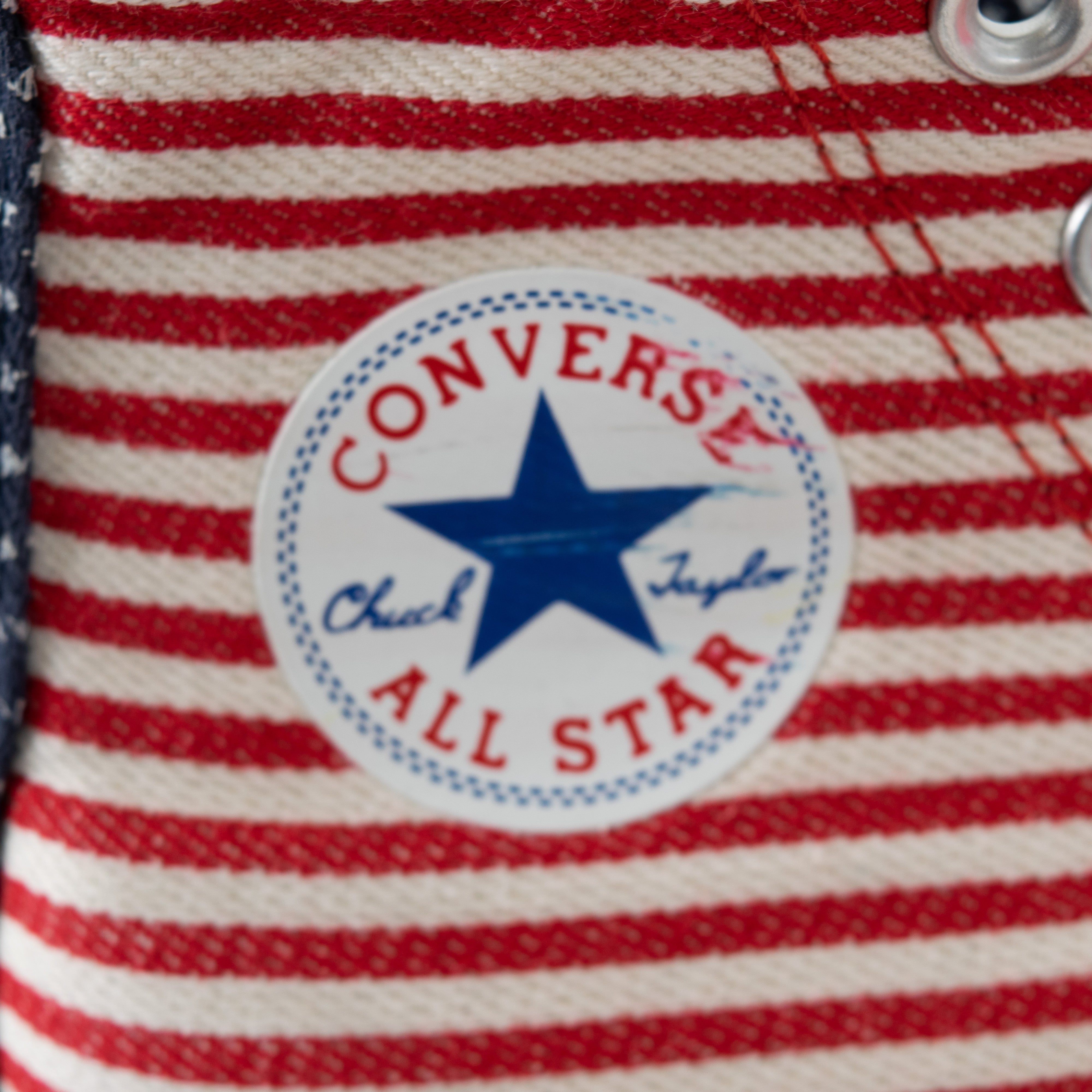 Converse Chuck Taylor All Star American Flag Striped Sneakers Women's EU36