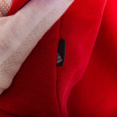 Vintage Adidas Red Front Logo Pullover Sweatshirt Mens XXL