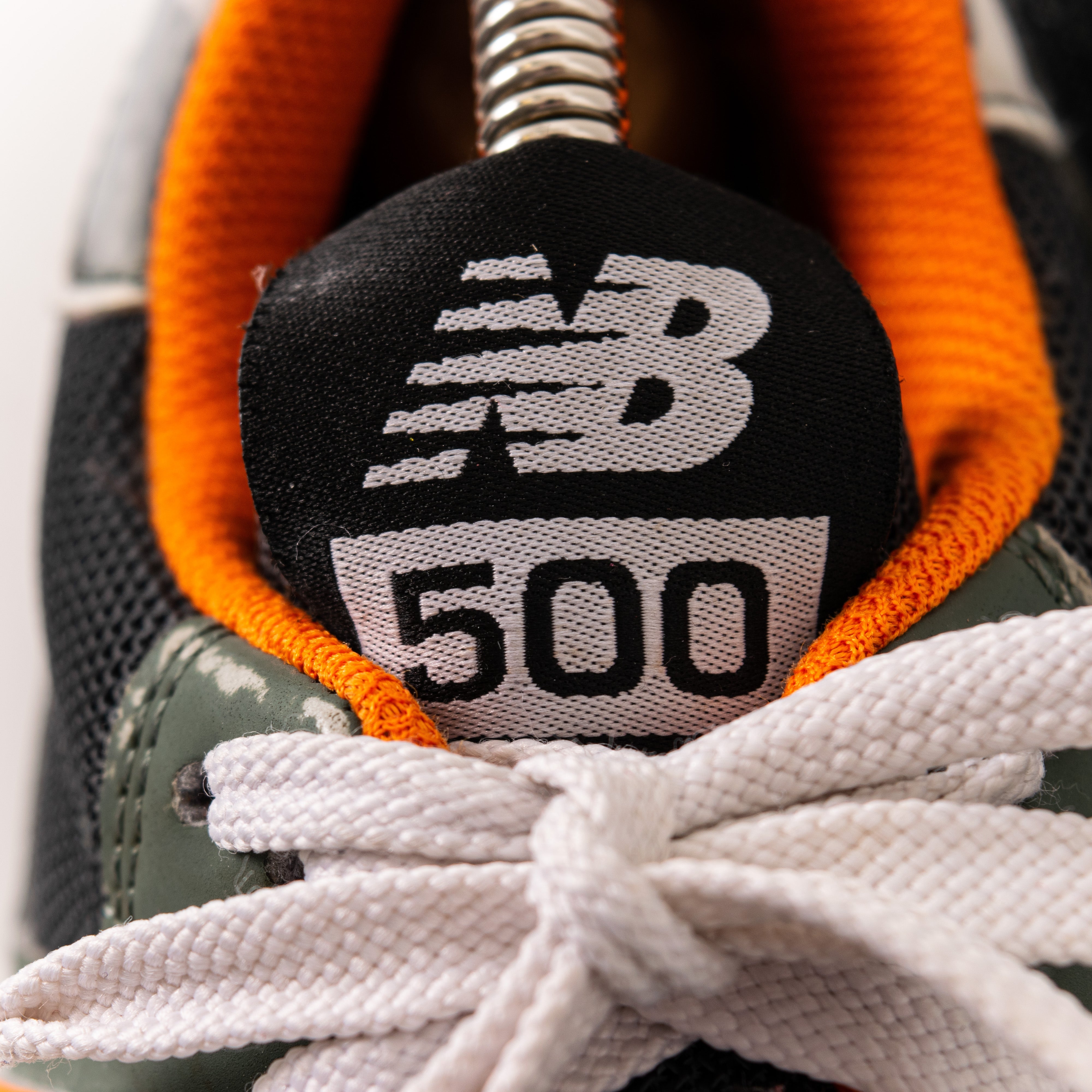 NB New Balance 500 Logo Sage Green Low-Top Sneakers Men's EU41.5