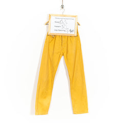 Diesel Yellow Button Fly Straight Leg Jeans Womens US27