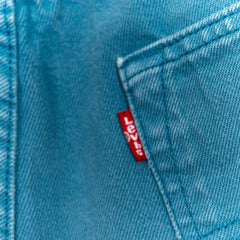 Levis 501 Blue Straight Fit Button Fly Jeans Mens US31