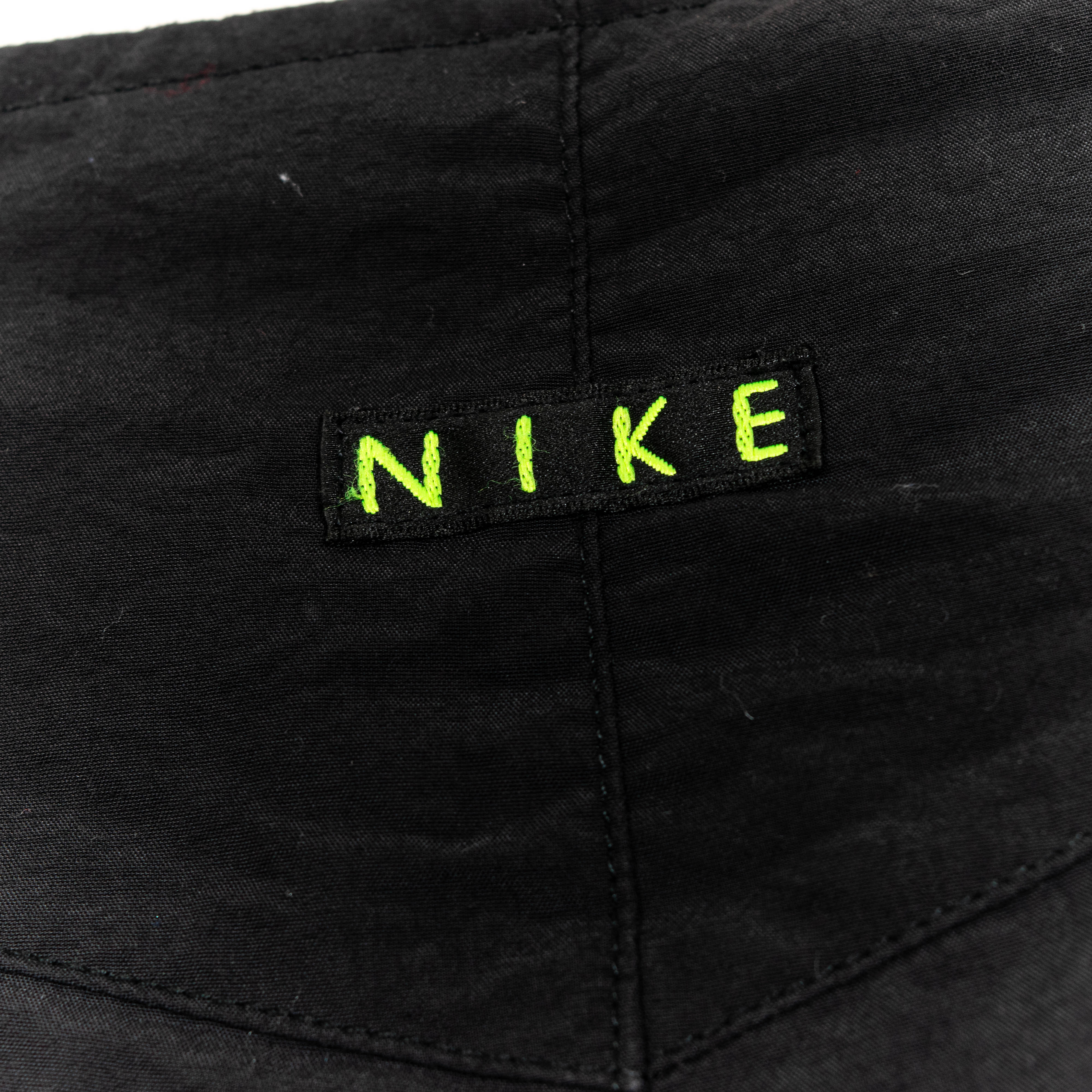 Nike Black Neon Detail Mini Swoosh Joggers Mens US35