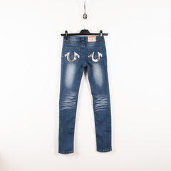 True Religion Joey Super T Skinny Fit Blue Jeans Women's US27