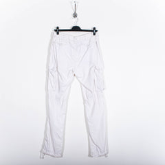 Vintage Ralph Lauren White Straight Fit Zip Up Cargo Pants Mens US32