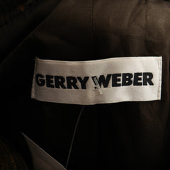 Vintage Gerry Weber Brown Floral Corduroy Blazer Womens XS