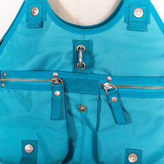 Vintage George Gina&Lucy Blue Multiple Pockets Small Shoulder Bag