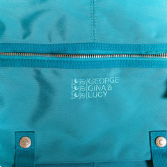 Vintage George Gina&Lucy Blue Multiple Pockets Small Shoulder Bag